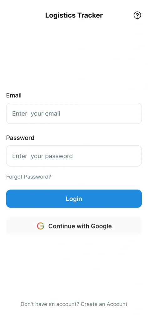 Logistics app development services