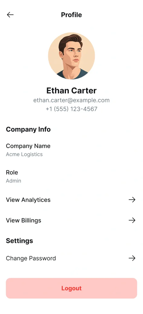 Logistics app